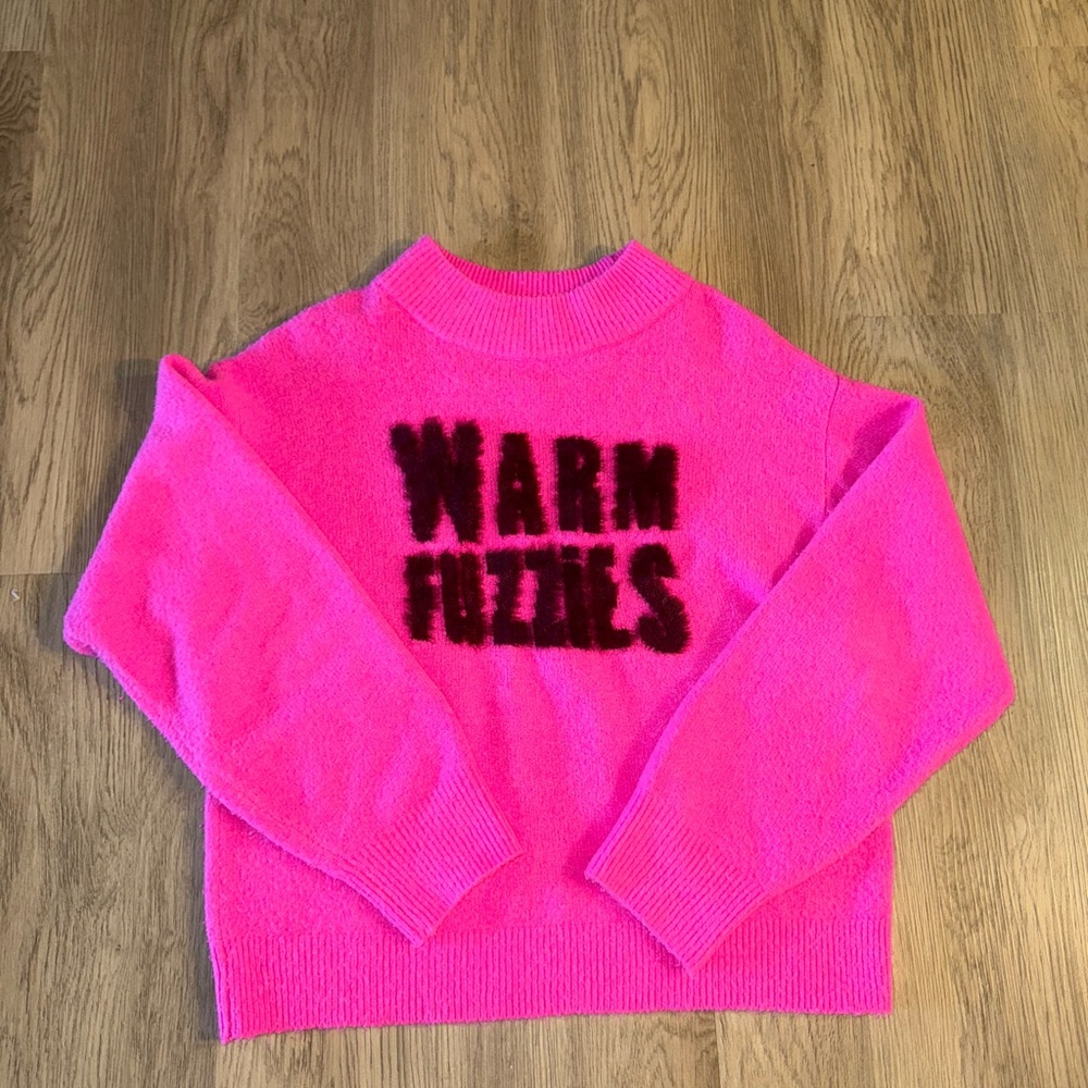 a new day Bright Pink Crew Neck Sweater